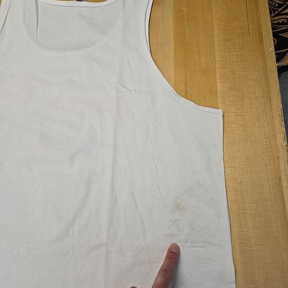 VTG Mike's Bar Single Stitch Tank Top Adult Size XL Neon Fruit of the Loom - Picture 11 of 11